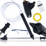 Smėliasrovės rinkinys K&auml;rcher K2 K3 K4 K5 K6 K7, Smėliasrovė su keramikiniu antgaliu, Žarna, Apsauginiai akiniai