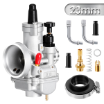 ZSDTRP Universal Carburettor Polini CP 15/17.5/19/21/23/24mm with Air Filter Connection Choke kit 23mm black