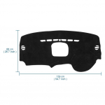 Tinka Peugeot 3008 2014 metams, de&scaron;iniojo vairo, neslystantis prietaisų skydelio kilimėlis, veltinio audinio prietaisų skydelio uždangalas