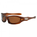 Retro Ovalūs Apvalūs Rėmeliai Saulės Akiniai 2026 Nauji Lauko Važiavimo Dviračiu Vairavimo Saulės Akiniai Vintage Stilius UV400 Apsauga Unisex brown