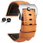 Panerai PA441 PAM01661 Lumino laikrodžio dirželis su sustorinta itali&scaron;ka karvės oda Laikrodžio dirželiai Vintažinis laikrodžio dirželis vyri&scaron;kas Apyrankė 22 24MM 24mm