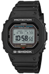 Casio G-SHOCK GW-BX5600-1JF, Tough Solar Bluetooth i&scaron;maniojo telefono jungtis, didelio matomumo MIP LCD, ekologi&scaron;kas biomasės pagrindo diržas juoda