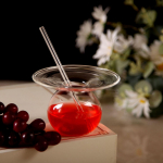 Kūrybingas UFO kokteilių taurė Baro restorano stikliniai indai Stalo reikmenys Skraidanti lėk&scaron;tė Smoothie sulčių puodelis Japonijos virtuvė Sauso ledo meno lėk&scaron;tė 150-450ml