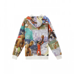 Jordan Brooklyn Fleece raidės spaudinys laisvalaikio sportinis džemperis vyrams Džemperiai Sail FV7298-133 L