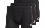 adidas Originals COMFORT FLEX MEDVILNINIAI 3 JUOSTELIŲ &Scaron;ORTAI Kelnaitės Vyri&scaron;kos 3 vnt. Pakuotė Juodos GB0841 S black