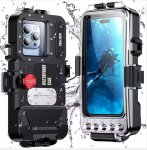 30M Bluetooth nardymo irklavimo povandeninis dėklas Povandeninėms nuotraukoms ir vaizdo įra&scaron;ams, Vandeniui atsparus korpusas iPhone 16 15 14 13 12 11 Pro Max For iPhone Model