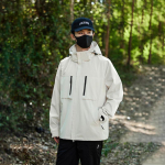 Multi Pocket Three Proof Assault Striukė Vyri&scaron;ka Nauja Užtrauktuku Lauko Funkcionali Sportinė Vyri&scaron;ka Darbo Striukė XXS dramblio kaulas