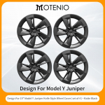 ANE1 4 vnt. Modelio Y 2025-2026 Juniper 19 colių peilio stiliaus ratlankio gaubteliai Ratlankio dangtelis Pilnas ratlankio dangtelis Pakeičiami ratlankio dangtelio priedai Tesla Tesla&Juniper 2025&New Model Y 19Inch