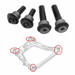 Pakabos rėmo įvorės komplektas 54466JD000 Renault Koleos Nissan Qashqai Xtrail 54467JD00A, 54467BR00A