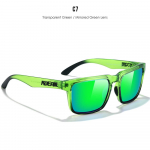 KDEAM Didelio dydžio kvadratiniai vyri&scaron;ki poliarizuoti fotochrominiai itin dideli akiniai nuo saulės Madingi moteri&scaron;ki atspalviai Atnaujintas leidimas Only Sunglasses white