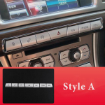 Skirta Jaguar XF 2012-2015 Aliuminio Automobilio Centrinio Valdymo Oro Kondicionavimo Multimedia Mygtukų Dangtelio Lipdukas Interjero Aksesuarai