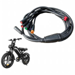 V20 20 colių elektrinio dviračio priedas Integruotas vandeniui atsparus laidas V20 Ebike ir riebalų dviračio dviračio atsarginėms dalims juoda