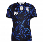 Adidas Originals 2026 Pasaulio taurė Argentinos nacionalinė komanda Lautaro Martinez 22 i&scaron;vykos greitai džiūstanti V formos kaklo futbolo mar&scaron;kinėliai Gerbėjų versija Vyri&scaron;ki mar&scaron;kinėliai JM8395-22 XS