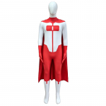 Vyri&scaron;kas Nugalėtas Cosplay Kostiumas Omni Cos Kombinezonas Zentai Bodysuit Superherojus Kombinezonas Kostiumas Su Apsiaustu Helovino Karnavalo &Scaron;ventės Rinkinys M red