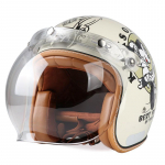 Motociklo &scaron;almo skydelis Vėjas Veido apsauga Pilnas Pusiau 3/4 &Scaron;almai Juodas Vario spalvos tonuotas stiklas Bubble Lens Goggle Clear