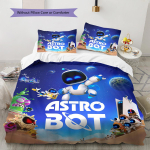 ASTRO BOT Ra&scaron;tas Patalynė, Antklodžių Komplektas Antklodės Užvalkalas Pagalvės Užvalkalas Namų Gimtadienio Dovana (1 * antklodės užvalkalas + 2 * pagalvės užvalkalai, be &scaron;erdies) 155x200cm blue