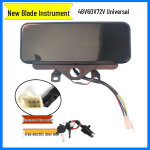 Universalus elektrinis triratis LCD prietaisų skydelis: 48V/60V/72V Spidometras ir Baterijos matuoklis.