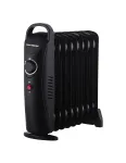 Mini alyvinis radiatorius Hausberg HB-8945NG, 9 sekcijos, 1200 W