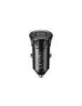 Automobilinio įkroviklio rinkinys REMAX RCC236 2.4A 2&times;USB su 3-in-1 kabeliu