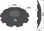 Lemken Dantytas diskas 34910027 - &Oslash;510x5