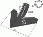 Strėlinis noragas 225mm