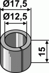 Įvorė 15x&Oslash;12,5x&Oslash;17,5