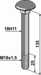 Varžtas M18x1,5