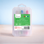 SKILSAS i&scaron;sukamos va&scaron;kinės kreidelės (3 spalvos) &ndash; lengvai nuplaunamos ir patogios mažoms rankytėms