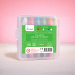 SKILSAS i&scaron;sukamos va&scaron;kinės kreidelės (6 spalvos) &ndash; lengvai nuplaunamos ir patogios mažoms rankytėms