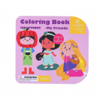 Tookyland spalvinimo knygelė &bdquo;Mano draugai&ldquo; &ndash; 2 lygis (LT165)