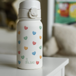 &bdquo;Skilsas&ldquo; vaiki&scaron;ka nerūdijančio plieno gertuvė su dviem dangteliais &ndash; prakti&scaron;kas pasirinkimas kiekvienai dienai (&Scaron;irdelės)