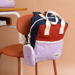 Hindbag &bdquo;Arthur&ldquo; trispalvė kuprinė &bdquo;Terracotta&ldquo;