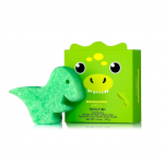 Spongell&eacute; &bdquo;Dinozauras Tomis&ldquo; prausimosi kempinė su kūno prausikliu vaikams