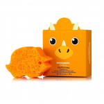 Spongell&eacute; &bdquo;Dinozaurė Tina&ldquo; prausimosi kempinė su kūno prausikliu vaikams
