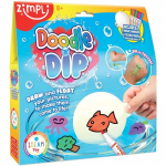 Zimpli kūrybinis pie&scaron;imo ir laikinų tatuiruočių rinkinys &bdquo;Doodle N Dip&ldquo;