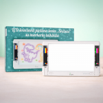 LED &scaron;viečianti pie&scaron;imo lenta SKILSAS su markerių laikikliu