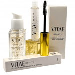 Rinkinys 30ml+5ml 24K Gold Vitae Beauty Serumų blakstienoms ir antakiams