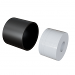 Medinio porankio sujungimo mova D42,4 (juoda)