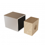 Medinio porankio aklė su adapteriu 40x40