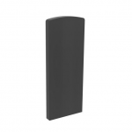 Profilio užbaigimo dangtelis (juodas)