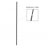 Vėliavos kotas (sujungiamas) juodas