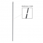 Vėliavos kotas (sujungiamas) pilkas