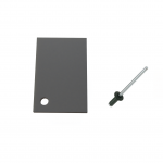 Aklė stiklo profiliui