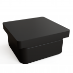 Porankio aklė 40x40 (Juoda)