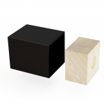 Medinio porankio aklė su adapteriu 40x40