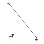 Stiklo stogelio laikikliai su strypu