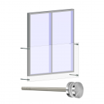 Prancūzi&scaron;ko turėklo laikiklis 50mm