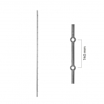 Perforuotas strypas Fi 14/L2000