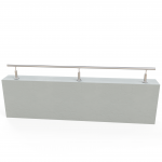 Turėklo rinkinys D42/200/3000mm