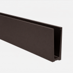 Aliuminio profilis stiklui (rudas)